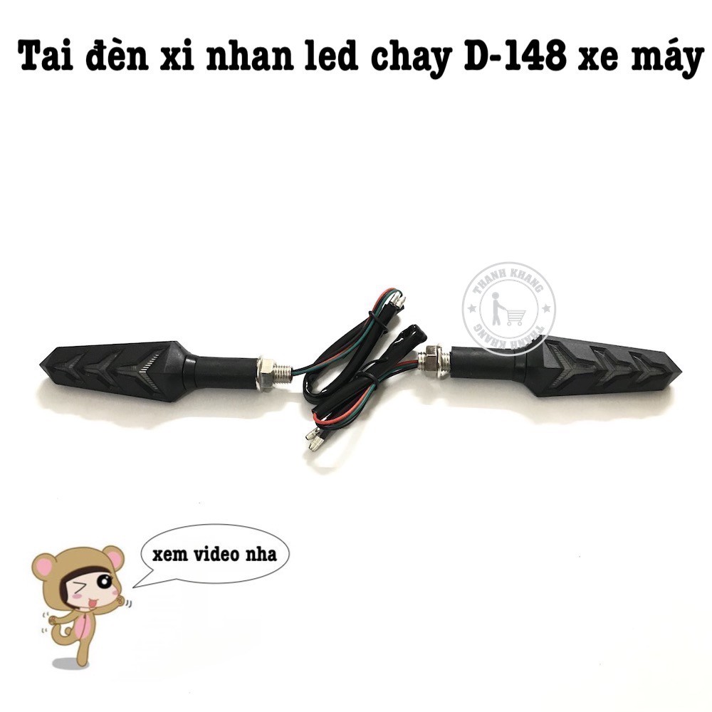 Tai đèn xi nhan led chạy D-148 xe máy Thanh Khang 006001445