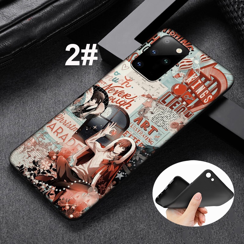 Ốp điện thoại silicone mềm họa tiết Bungou Stray Dogs cho iPhone 7 8 7+ 8+ 6+ 6S+ XR XS Max 5 5s 9LQ