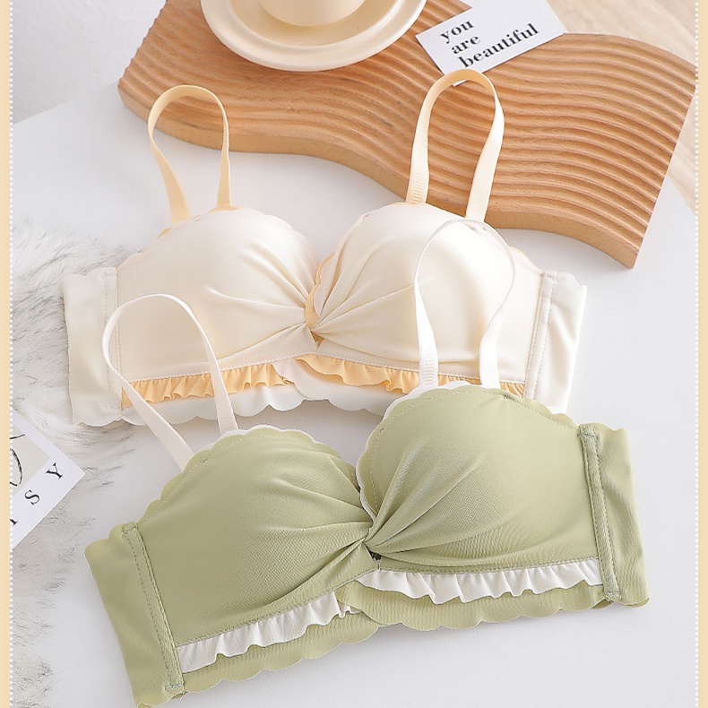 Áo Lót Không Gọng Không Đường May Nâng Ngực Size Nhỏ 32-38AB