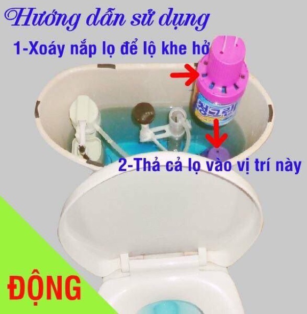 Lọ tẩy bồn cầu Hàn Quốc