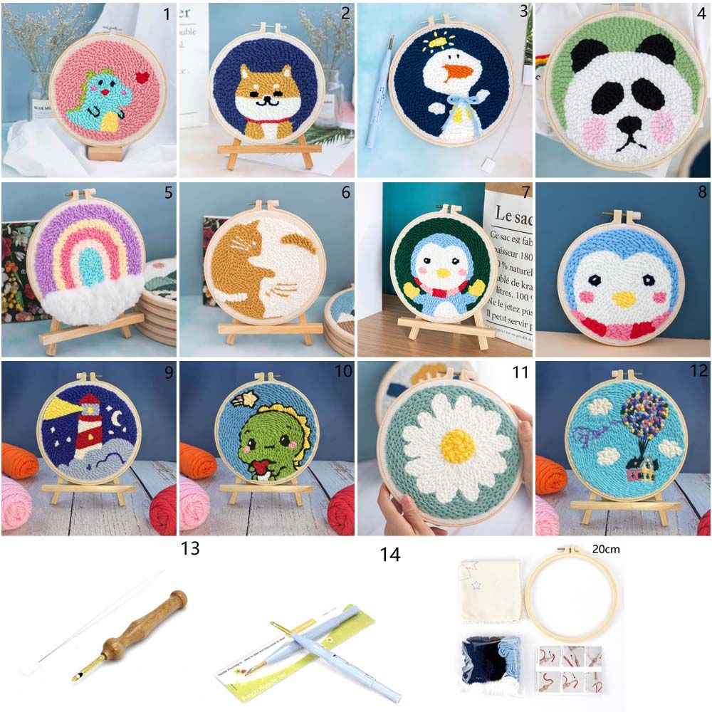 Bộ Dụng Cụ Thêu Thủ Công Diy Cho Người Mới Bắt Đầu