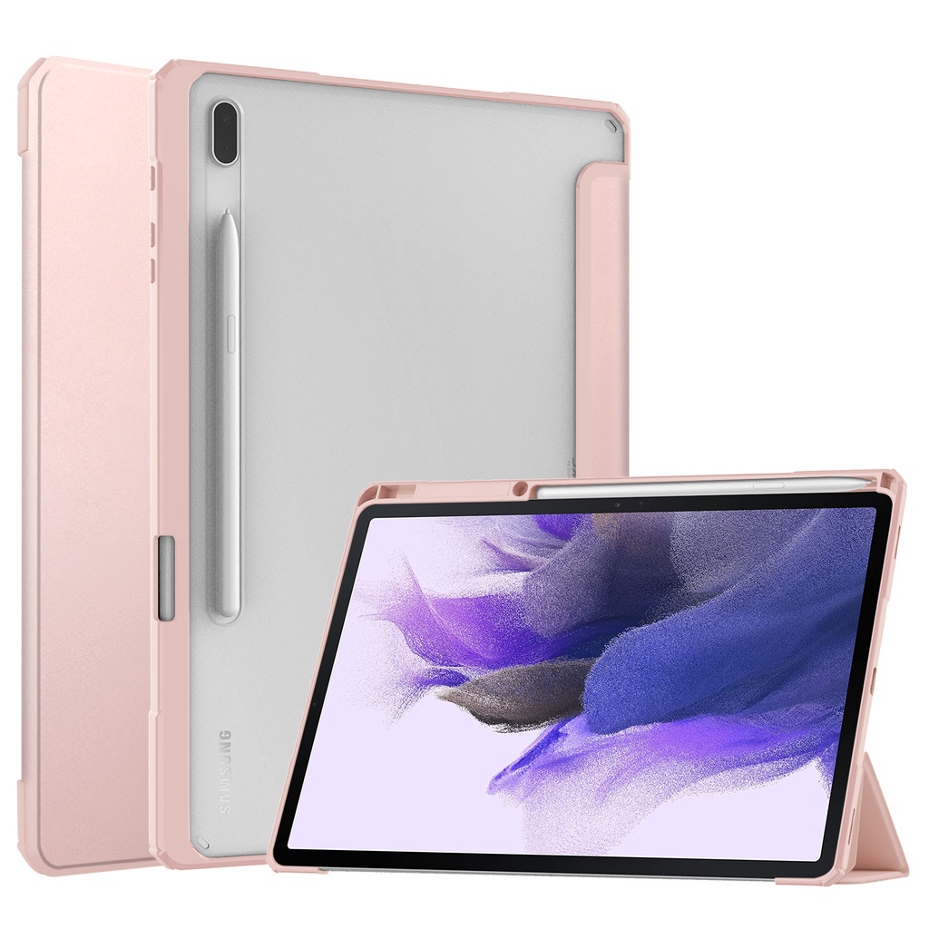 Bao Da Máy Tính Bảng Trong Suốt Cho Samsung Galaxy Tab S8 Plus 12.4&quot;SM-X800/X806 S7 Plus S7 FE