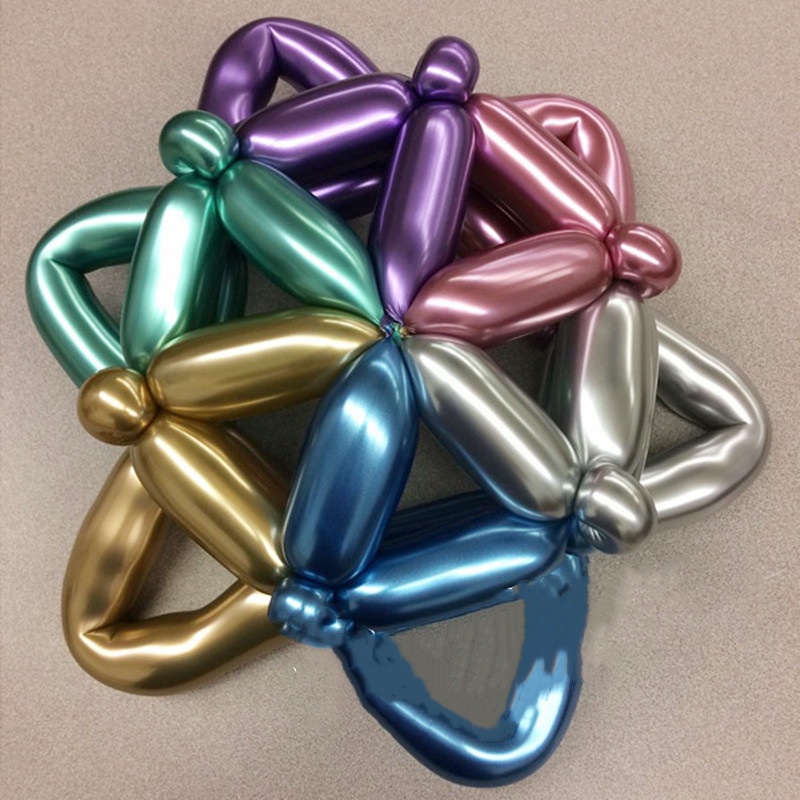 Set 10 Bong Bóng Cao Su Mạ Chrome Hình Disney Nhiều Màu Trang Trí Tiệc