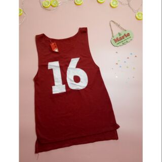 Áo tanktop form dài in hình