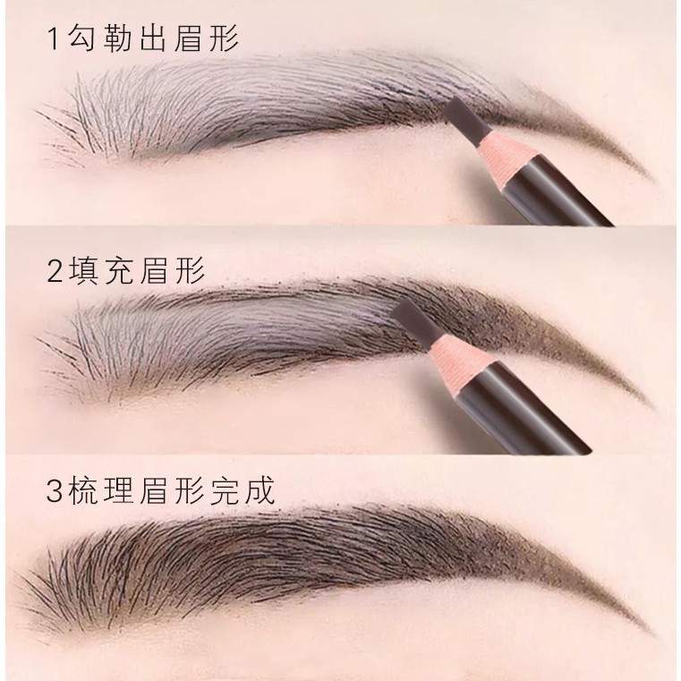 Bút chì kẻ lông mày trang điểm lâu trôi chống thấm nước với 5 màu sắc tùy chọn | BigBuy360 - bigbuy360.vn