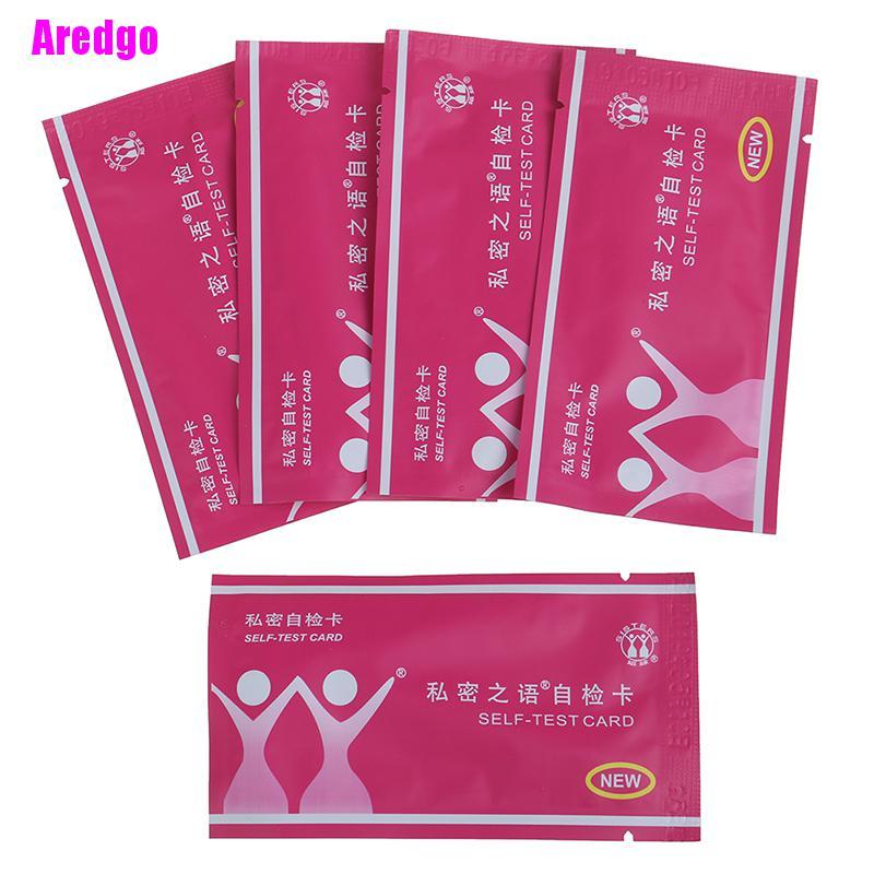 [Hàng mới về] Set 5 thẻ thử nghiệm hóa học đa dụng cho phụ nữ chất lượng cao