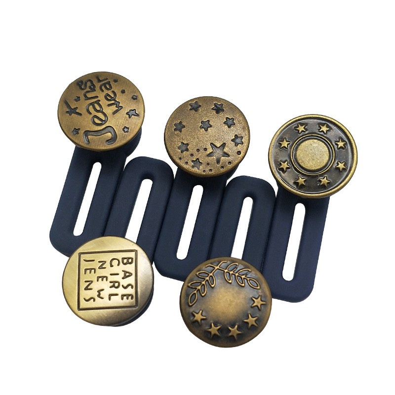 Nút gài quần jeans  không cần ghim có thể điều chỉnh dùng may quần áo DIY