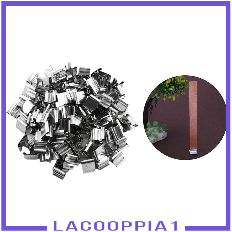 [LACOOPPIA1]Wood Candle Wick Clips for Candle Making and Candle DIY Supplies