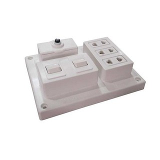 [Cam kết hàng chính hãng] Bảng điện nổi Lioa 3 ổ cắm, 2 công tắc B-CB15A2C