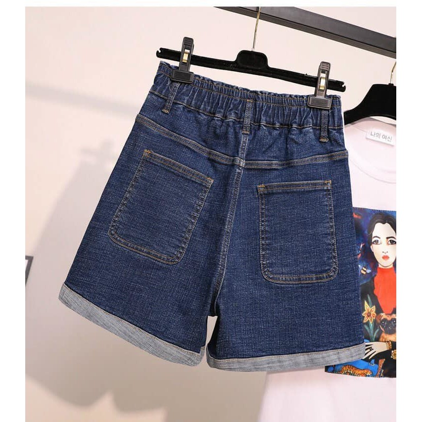 QM4A64 - Quần jean ngắn nữ cho người mập - giá 330k