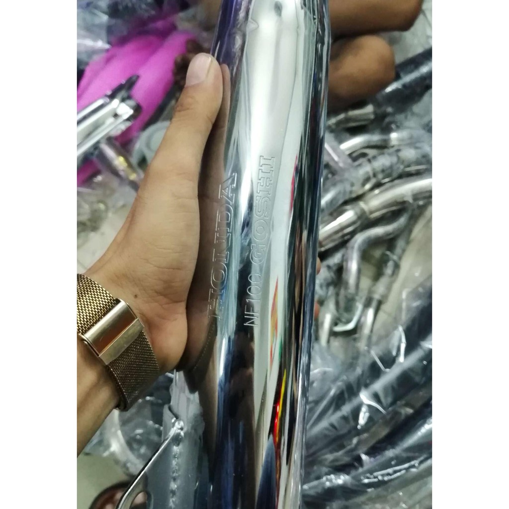 Pô xe máy: Pô Wave dành cho xe Wave RS móc