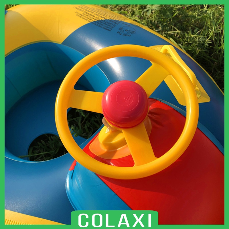 [COLAXI]Baby Kids Summer Float Seat Boat Ring Car Swim Pool For Ages 6-36 Months