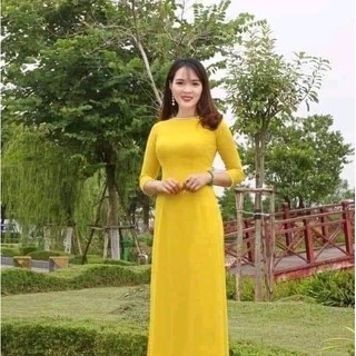 ÁO DÀI MAY SẴN LỤA TẰM ĐỦ SIZE