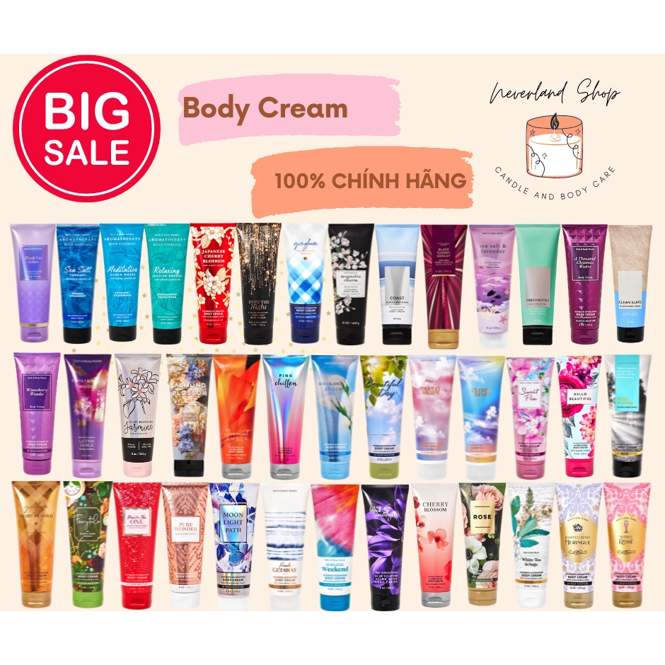 Dưỡng Thể Bath And Body Works Body Cream Gingham, You're the one, Japanese 226g