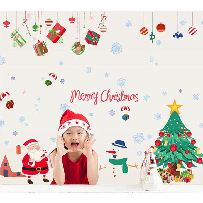 ❤️TỔNG HỢP TRANH DÁN TƯỜNG TRANG TRÍ NOEL 2020 [FREE SHIP]