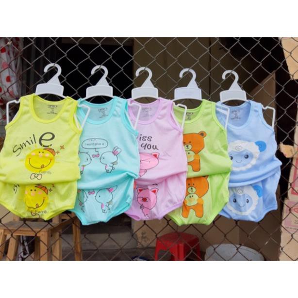 25 bộ ba lỗ cho bé, cotton 2 chiếu, hình luôn thay đôi (sí)
