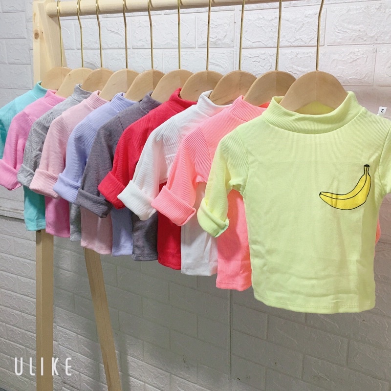 Áo Len Tăm Hoa Quả Cho Bé Trai Bé Gái 7-18kg