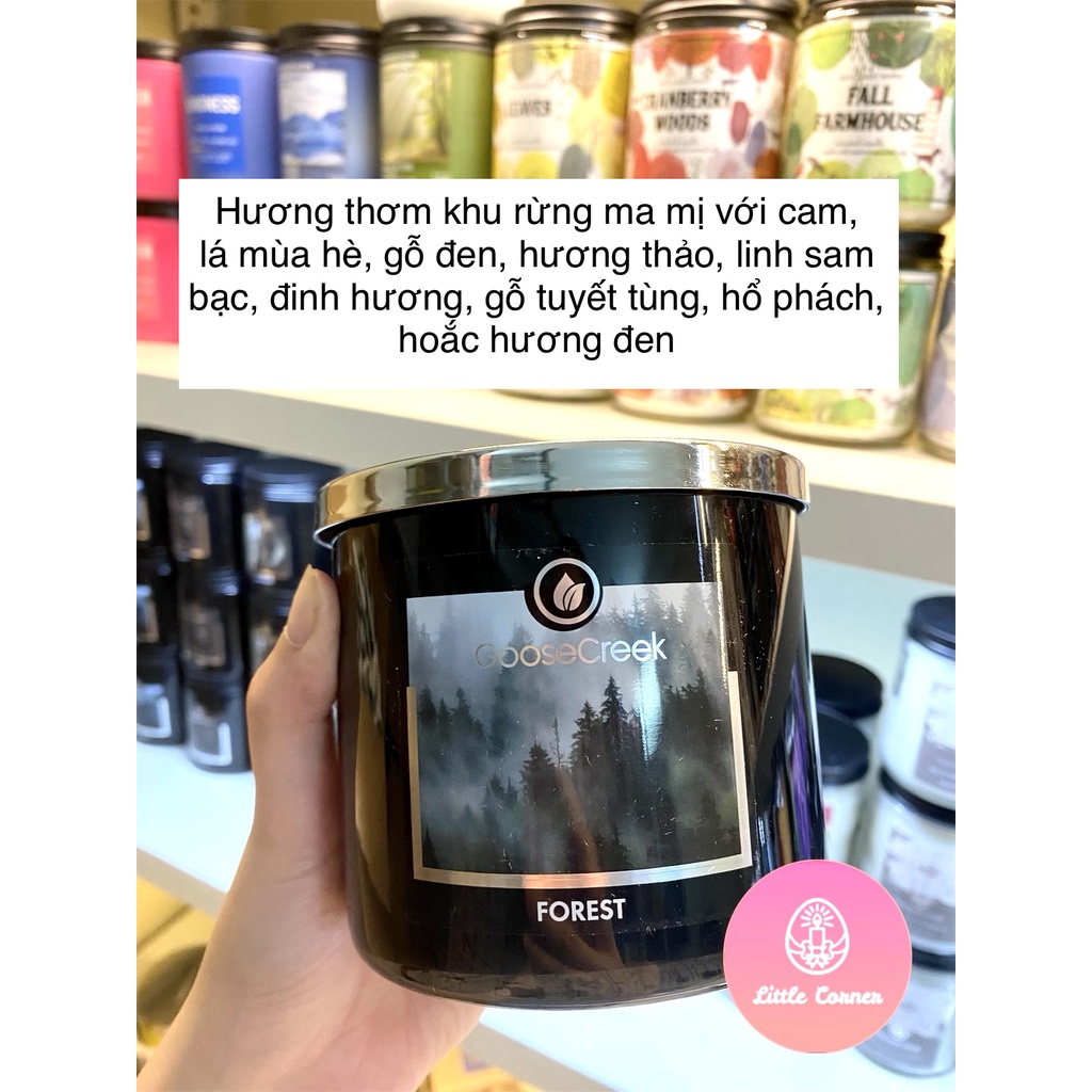 Nến thơm 3 bấc GOOSE CREEK (411g)