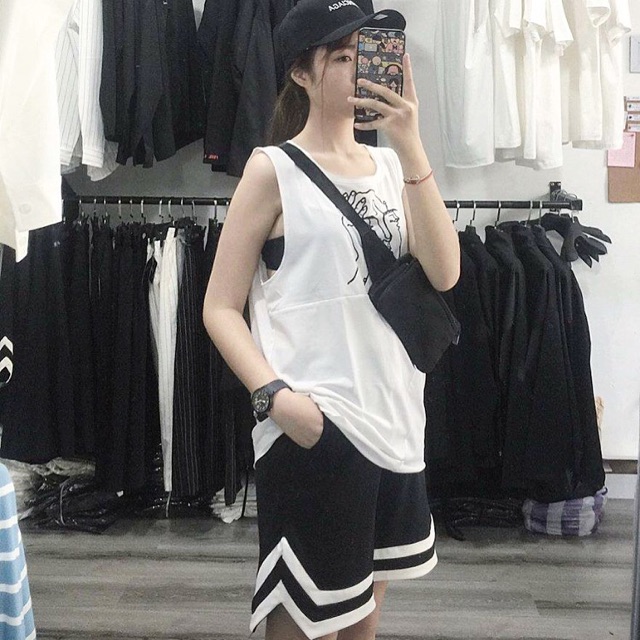 Quần sort double V