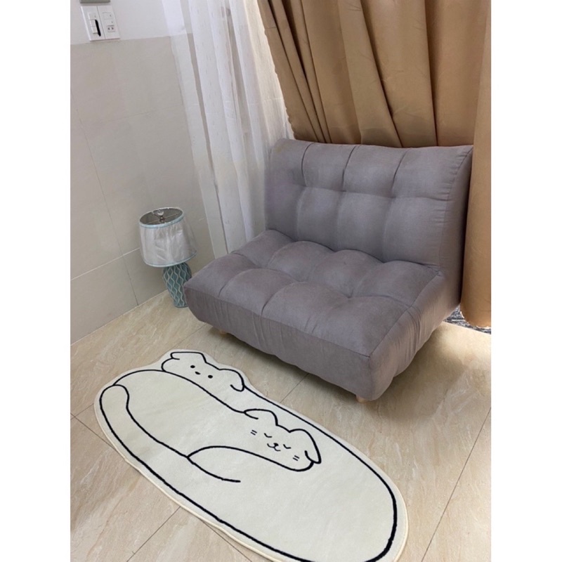 Sofa Mini Tamy  Xuất Khẩu Hàn Quốc - Ghế Nệm Tựa Lưng Decor Cho Nhà Nhỏ, CHDV, Nhà Trọ