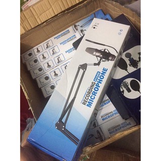 Chân kẹp micro livestream full box