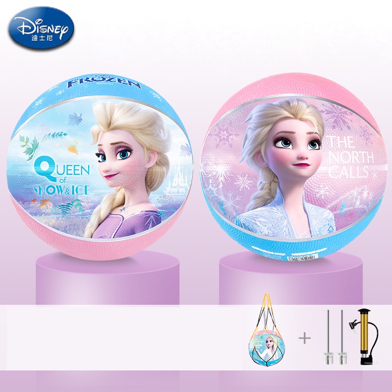 [Hàng sẵn TP.HCM] Bóng rỗ Disney Ball Children số 5 - Bóng Rổ đồ chơi đặc biệt tặng kèm ống bơm và túi lưới đựng.