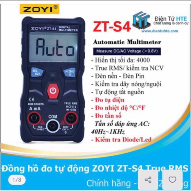 Đồng HỒ VẠN NĂNG đo tự động hoàn toàn YOSI S4