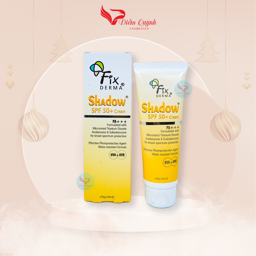 Kem chống nắng Fixderma Shadow SPF 50+ PA+++ 75g