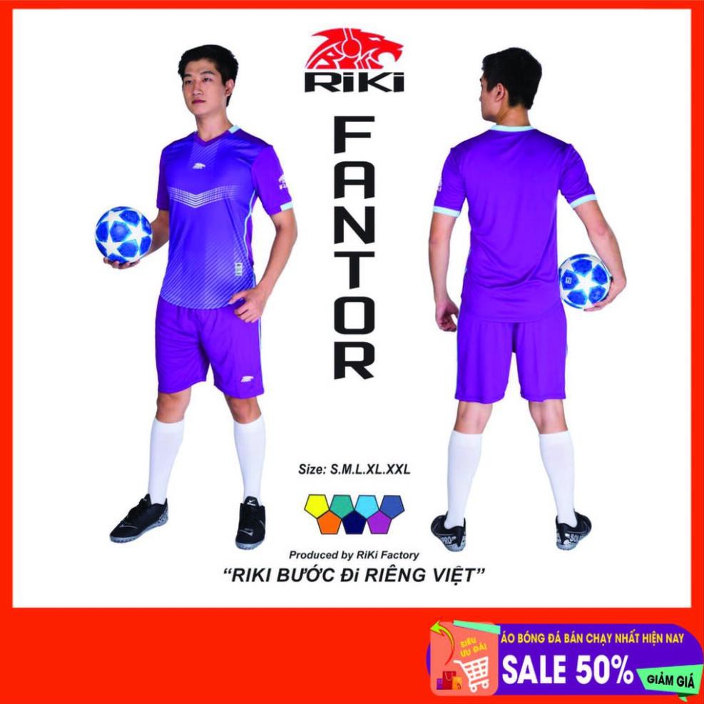 Bộ áo bóng đá không logo RiKi sẵn kho, giá tốt