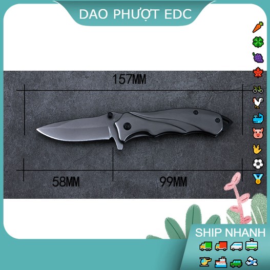 Dao Nhỏ Strider Full Thép - US ARMYT