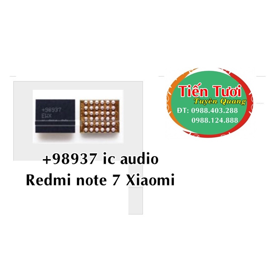 IC Audio +98937 Redmi Note 7 Xiaomi