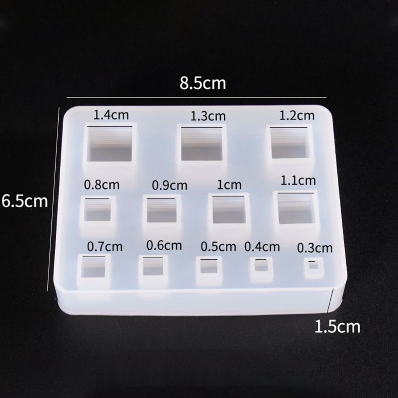 Khuôn Silicon Làm Trang Sức Hình Tam Giác / Tam Giác Sáng Tạo