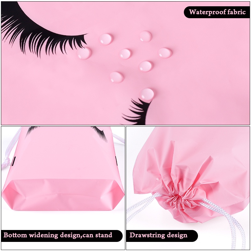 20 cái có khả năng tái sử dụng mở rộng lông mi trang điểm có thể thu vào để cung cấp son môi túi làm đẹp thẩm mỹ viện bao