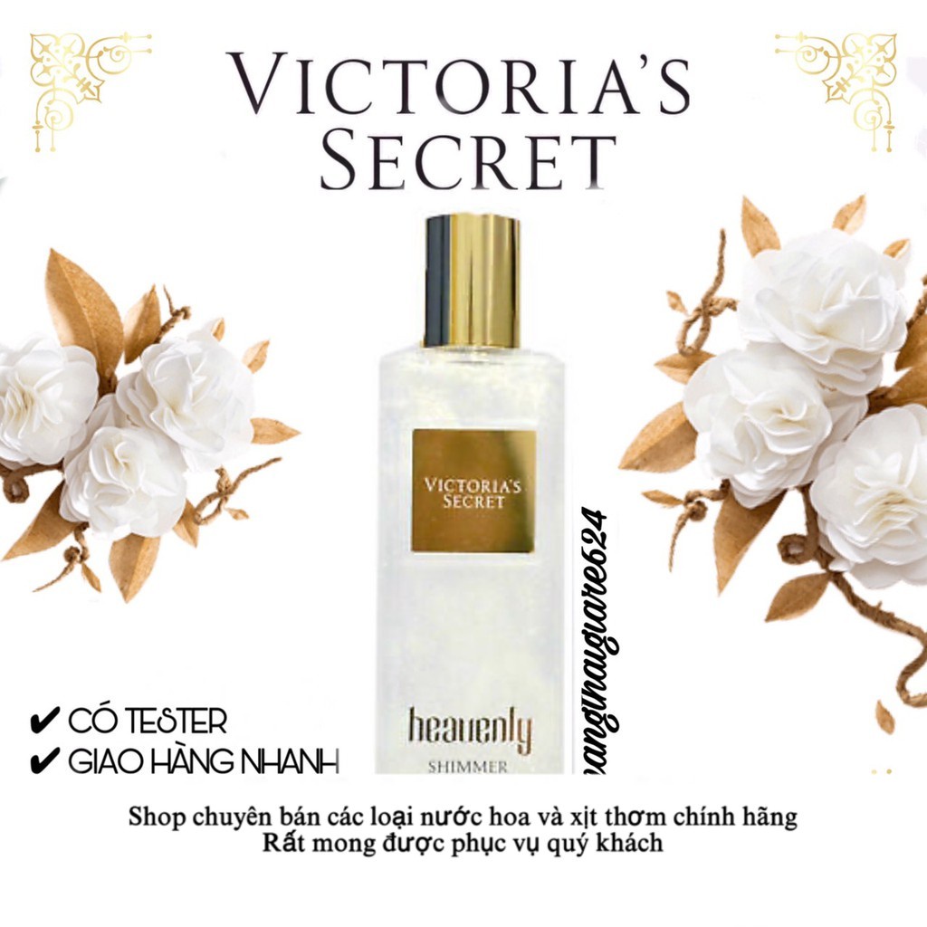 VICTORIA'S SECRET® Xịt thơm ánh nhũ Victoria's Secret - Heavenly Shimmer (250ml)