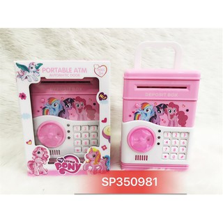 Đồ Chơi Hộp máy rút tiền ATM doremon F825-2, Frozen F825-4, Kitty F825-1, Pony F825-5, Minion F825-3