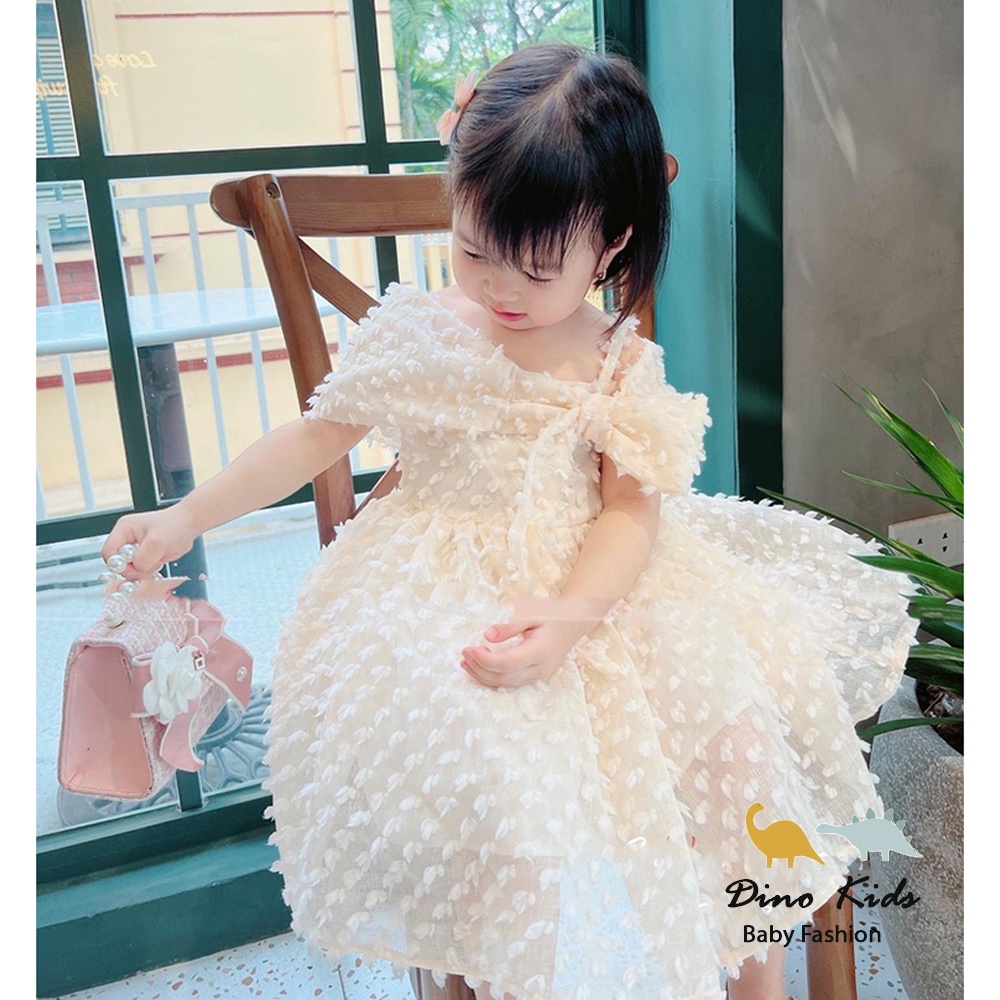 Váy công chúa bé gái, váy ren lông điệu đà cho bé size 10-28kg