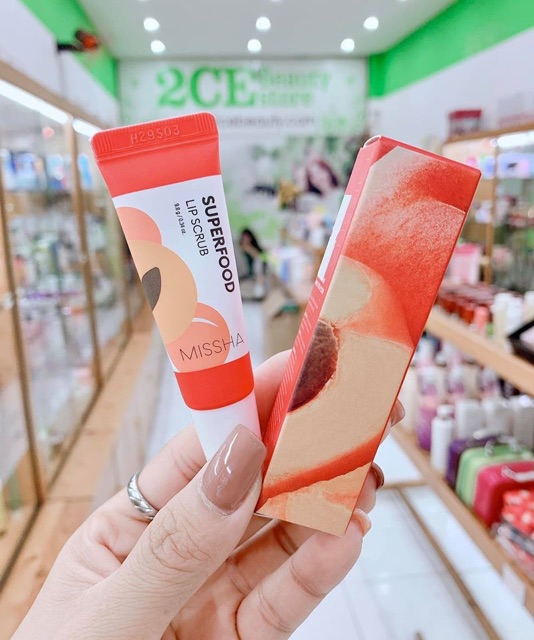 Tẩy Tế Bào Chết Môi Missha Super Food Apricot Lip Scrub | BigBuy360 - bigbuy360.vn