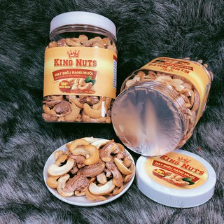 500gr hạt điều rang muối bình phước bể đôi ba kingnuts