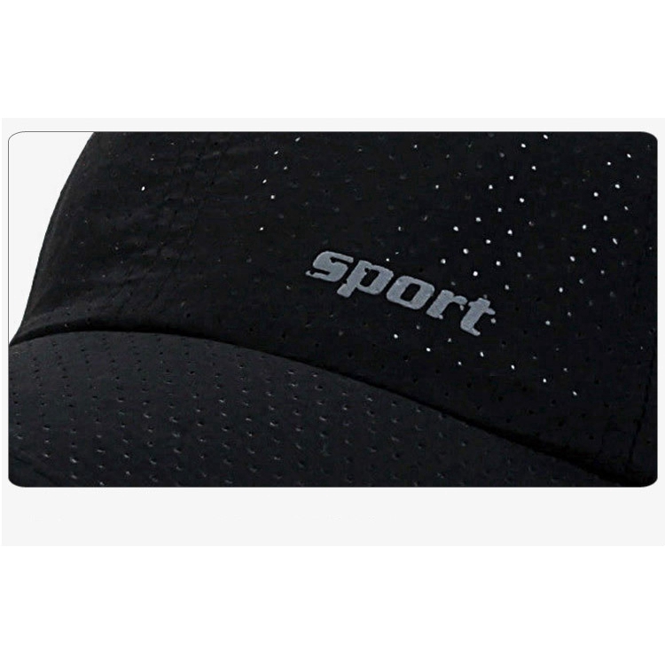 Breathable mesh sport cap with trendy dynamic style