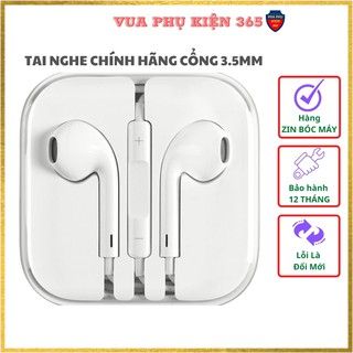 [Mã ELHACE giảm 4% đơn 300K] Tai Nghe 5/5s/6/6s/6sPlus Jack Tai Nghe 3.5 mm - Hàng ZIN BÓC MÁY, Bảo Hành 12 Tháng