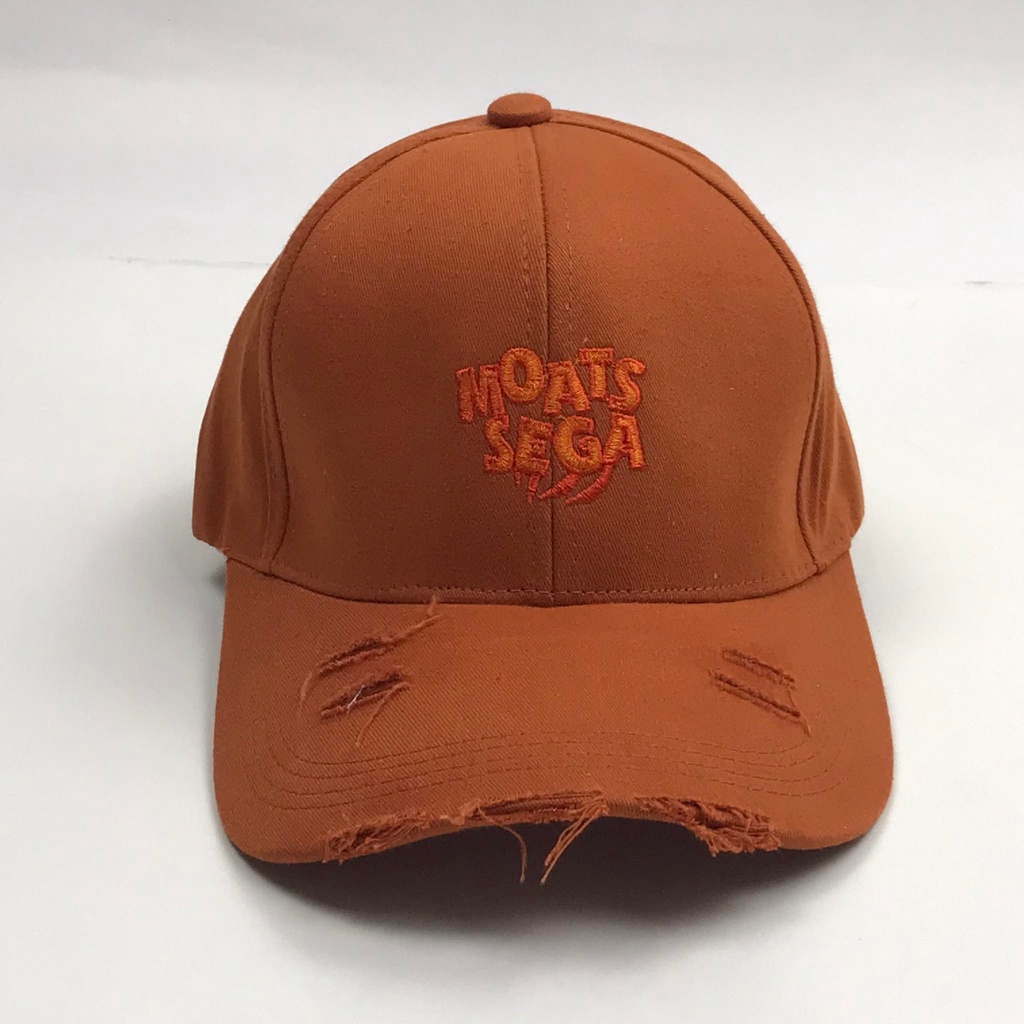 Mũ lưỡi trai thêu chữ MOATS SEGA kiểu rách tua rua Nón kết chất kaki cao cấp thời trang form unisex nam nữ K28