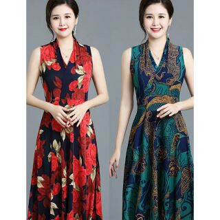 Đầm trung tuổi sang trọng quý phái