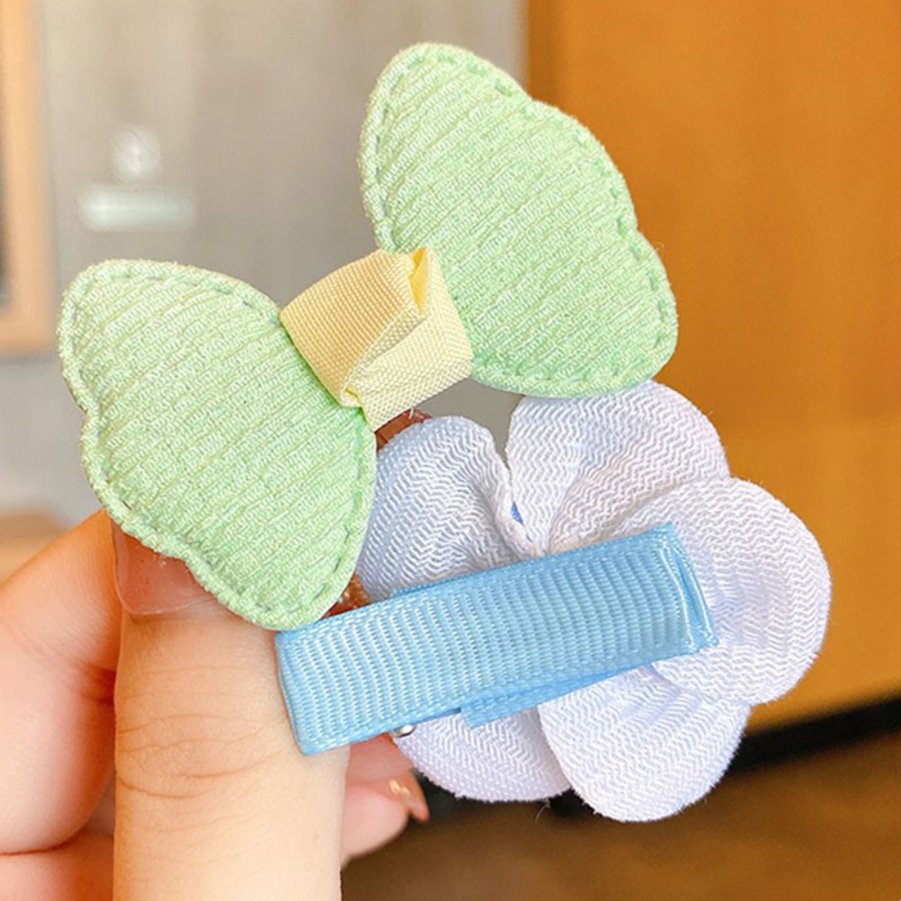 Set 10 Kẹp Tóc Nơ Dễ Thương Cho Bé Gái