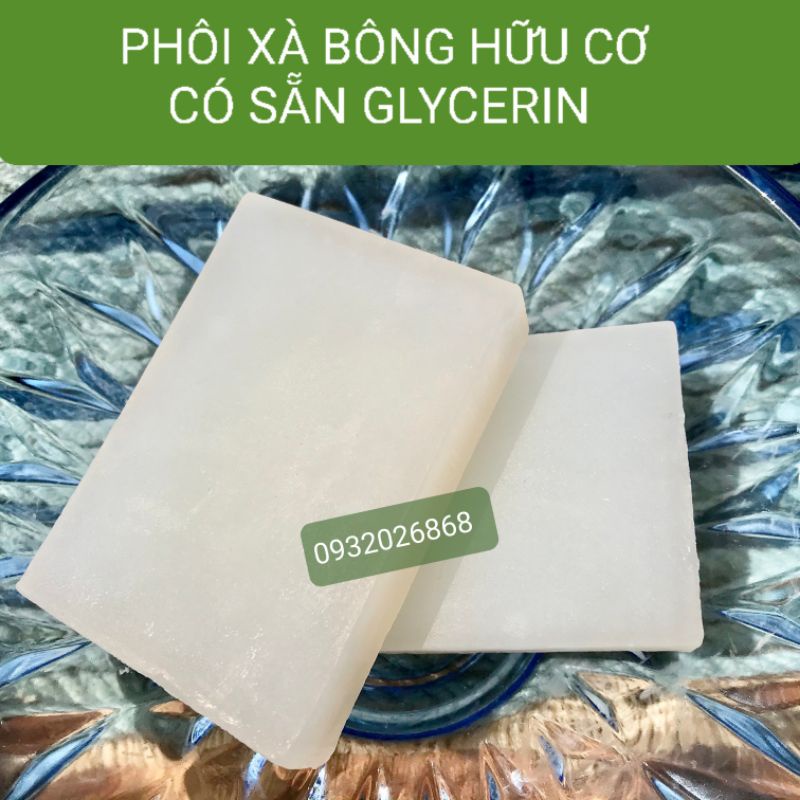 Phôi Xà Bông Hữu Cơ Từ Dầu Dừa, Dầu Cọ - Phôi Xà Phòng Organic