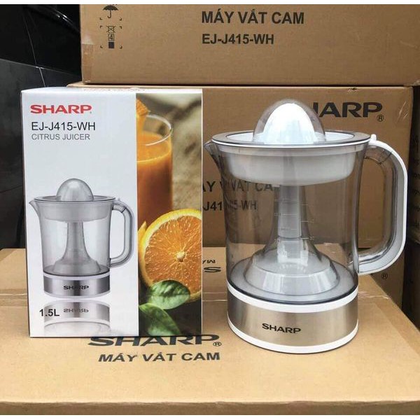 Máy Vắt Cam Sharp EJ-J415-WH Dung Tích 1.5L ( Màu Trắng) Chính hãng BH 12 tháng