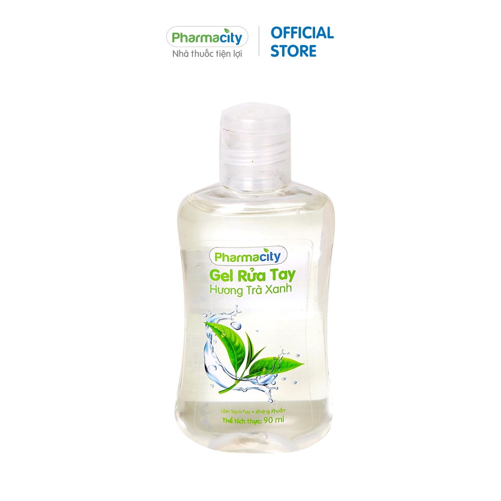 Gel rửa tay Pharmacity hương trà xanh, oải hương 90ml