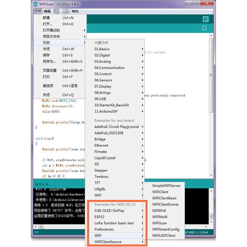 Bảng Mạch Phát Triển LoRa 32 Node WIFI / Bluetooth / SX1276 / ESP32 / OLED / 868-915