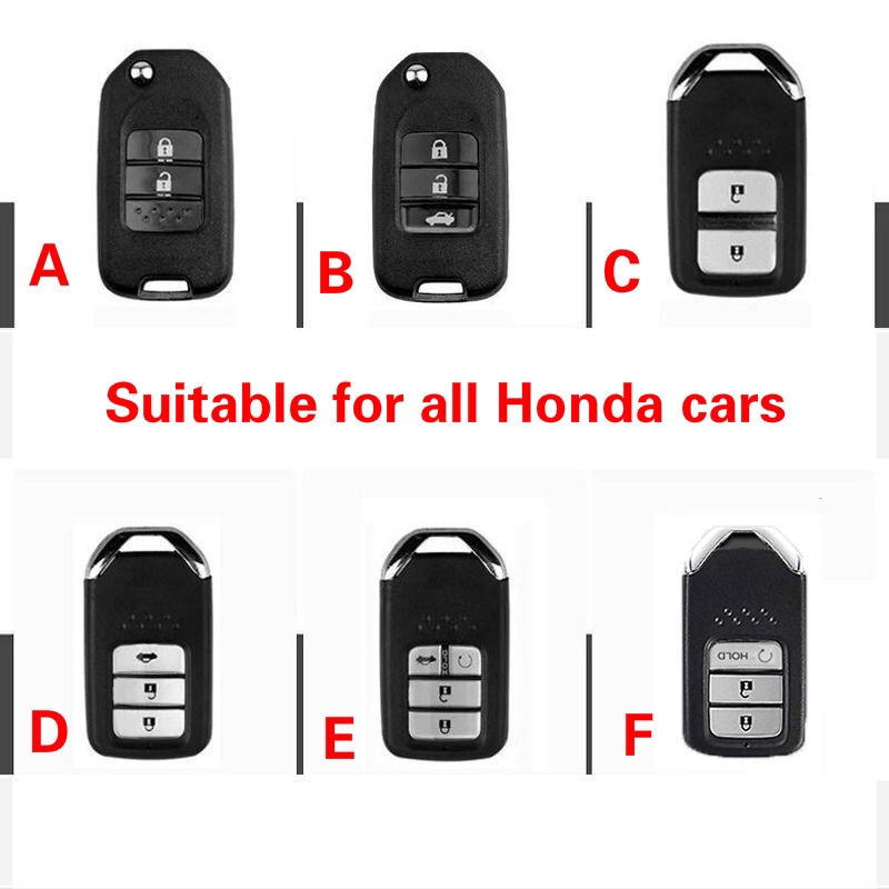 (Tại chỗ) Bọc chìa khóa Honda Vỏ chìa khóa bảo vệ điều khiển từ xa của Honda phù hợp cho đô thị HRV BRV JAZZ CRV ACCORD CIVIC