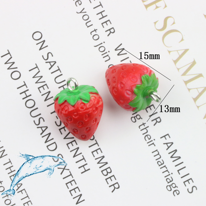 Bông Tai Cao Su Mềm Hình Trái Cây Thời Trang diy