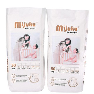 Combo 2 bịch bỉm/tã quần cao cấp mijuku size m-l-xl-2xl-3xl